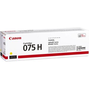 Toner original CANON 075HY, galben Toner original CANON 075HY, galben