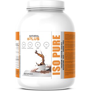 Pudra proteica Iso Pure Protein, cafea, 2 kg, NATURAL PLUS Pudra proteica Iso Pure Protein, cafea, 2 kg, NATURAL PLUS