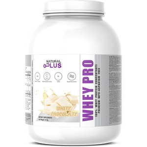 Pudra proteica Whey Pro Premium, ciocolata alba, 2.5 kg, NATURAL PLUS Pudra proteica Whey Pro Premium, ciocolata alba, 2.5 kg, NATURAL PLUS