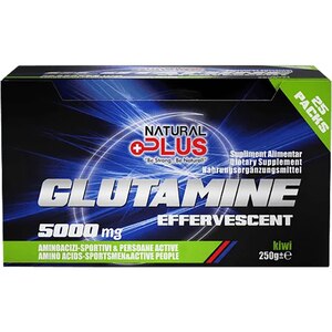 Glutamina efervescenta, kiwi, 250 g, NATURAL PLUS Glutamina efervescenta, kiwi, 250 g, NATURAL PLUS
