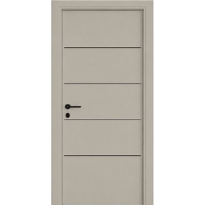 Usa interior Horizon 4, fara geam, reversibila, MDF, 78 x 203 cm, gri mat Usa interior Horizon 4, fara geam, reversibila, MDF, 78 x 203 cm, gri mat