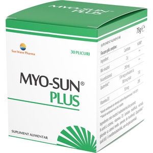 Supliment alimentar Myo-Sun Plus, 30 plicuri, SUN WAVE PHARMA Supliment alimentar Myo-Sun Plus, 30 plicuri, SUN WAVE PHARMA