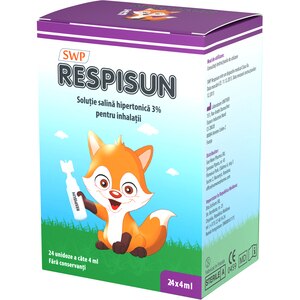 Supliment alimentar Respisun Solutie Salina, 24 x 4ml, SUN WAVE PHARMA Supliment alimentar Respisun Solutie Salina, 24 x 4ml, SUN WAVE PHARMA