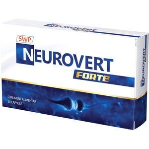 Supliment alimentar Neurovert Forte, 30 capsule moi, SUN WAVE PHARMA Supliment alimentar Neurovert Forte, 30 capsule moi, SUN WAVE PHARMA