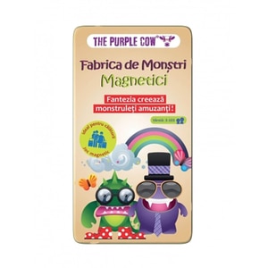 Joc educativ PURPLE COW Fabrica de Monstri magnetici CW0205, 3 ani+, multicolor Joc educativ PURPLE COW Fabrica de Monstri magnetici CW0205, 3 ani+, multicolor