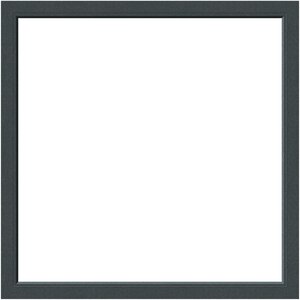 Fereastra termopan APLAST, PVC, 5 camere, 116 x 116 cm, deschidere fixa , gri antracit Fereastra termopan APLAST, PVC, 5 camere, 116 x 116 cm, deschidere fixa , gri antracit