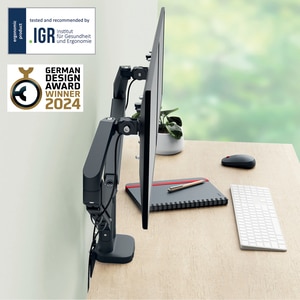 Suport monitor birou LEITZ Ergo Space Saving Dual, Reglabil, 17-32", 9Kg Suport monitor birou LEITZ Ergo Space Saving Dual, Reglabil, 17-32", 9Kg
