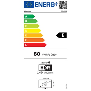 Televizor RGB Mini-LED ULED Smart HISENSE 65UR8S, Ultra HD 4K, HDR, 164cm Televizor RGB Mini-LED ULED Smart HISENSE 65UR8S, Ultra HD 4K, HDR, 164cm