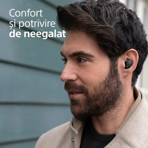 Casti SONY WF-1000XM5B, True Wireless, Bluetooth, In-ear, Microfon, Noise Cancelling, negru Casti SONY WF-1000XM5B, True Wireless, Bluetooth, In-ear, Microfon, Noise Cancelling, negru