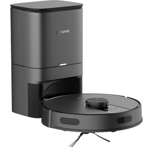 Aspirator robot EZVIZ RE4 Plus, 0.35l, 24.1V, autonomie max 240 min, Wi-Fi, functie mop, negru Aspirator robot EZVIZ RE4 Plus, 0.35l, 24.1V, autonomie max 240 min, Wi-Fi, functie mop, negru