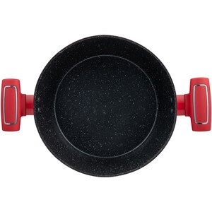 Cratita cu capac BERGNER Red Line BG-35390-RD, 3.75l, 24cm, aluminiu forjat, rosu Cratita cu capac BERGNER Red Line BG-35390-RD, 3.75l, 24cm, aluminiu forjat, rosu
