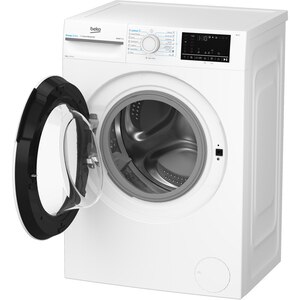Masina de spalat rufe frontala slim BEKO BM3WFU48415WW ES, EnergySpin, SteamCure, 8 kg, 1400rpm, Clasa A, alb Masina de spalat rufe frontala slim BEKO BM3WFU48415WW ES, EnergySpin, SteamCure, 8 kg, 1400rpm, Clasa A, alb
