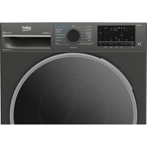 Masina de spalat rufe frontala cu uscator BEKO B5DFT510442M, SteamCure, 10/6 kg, 1400 rpm, Clasa A/D, gri inchis Masina de spalat rufe frontala cu uscator BEKO B5DFT510442M, SteamCure, 10/6 kg, 1400 rpm, Clasa A/D, gri inchis