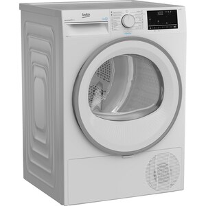Uscator de rufe BEKO B3T42242, SteamCure, Pompa de caldura, 8kg, 15 programe, Clasa C, alb Uscator de rufe BEKO B3T42242, SteamCure, Pompa de caldura, 8kg, 15 programe, Clasa C, alb
