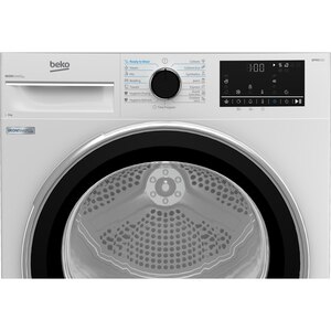 Uscator de rufe BEKO B5T69233, AquaWave, Pompa de caldura, 9 kg, 15 programe, Clasa D, alb Uscator de rufe BEKO B5T69233, AquaWave, Pompa de caldura, 9 kg, 15 programe, Clasa D, alb