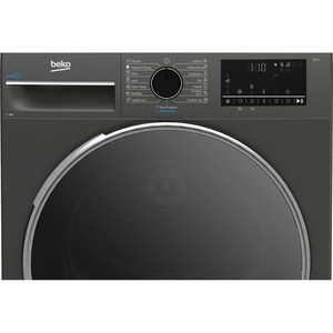 Uscator de rufe BEKO B3T68239MG EU, Steam Cure, Pompa de caldura, 8 kg, 15 programe, Clasa D, gri inchis Uscator de rufe BEKO B3T68239MG EU, Steam Cure, Pompa de caldura, 8 kg, 15 programe, Clasa D, gri inchis