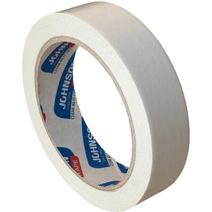 Banda dublu adeziva JOHNSON, 24mm x 20m, alb Banda dublu adeziva JOHNSON, 24mm x 20m, alb