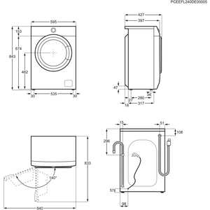 Masina de spalat rufe frontala slim ELECTROLUX PerfectCare600 EW6SM426BE, 6 kg, 1200rpm, Clasa B, alb Masina de spalat rufe frontala slim ELECTROLUX PerfectCare600 EW6SM426BE, 6 kg, 1200rpm, Clasa B, alb