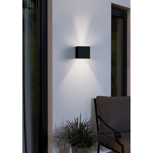 Aplica exterior EGLO Barcarola, LED, 4.5W, 4000K, IP44, negru Aplica exterior EGLO Barcarola, LED, 4.5W, 4000K, IP44, negru