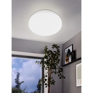 Plafoniera LED EGLO 75501, 11W, 1200lm, lumina calda, IP20, alb Plafoniera LED EGLO 75501, 11W, 1200lm, lumina calda, IP20, alb