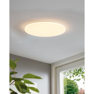 Plafoniera LED EGLO 75503, 34W, 4600lm, lumina calda, IP20, alb Plafoniera LED EGLO 75503, 34W, 4600lm, lumina calda, IP20, alb