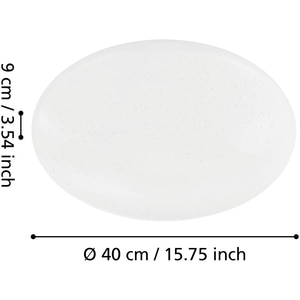 Plafoniera LED EGLO 75507, 18.8W, 2300lm, lumina variabila, IP20, alb Plafoniera LED EGLO 75507, 18.8W, 2300lm, lumina variabila, IP20, alb
