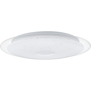 Plafoniera LED EGLO 75534, 18.8W, 2500lm, lumina calda, IP20, alb, crom Plafoniera LED EGLO 75534, 18.8W, 2500lm, lumina calda, IP20, alb, crom