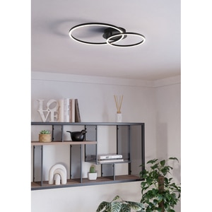 Plafoniera LED EGLO 75554, 1 x 12 , 1 x 10W, 1600lm, lumina calda, IP20, alb Plafoniera LED EGLO 75554, 1 x 12 , 1 x 10W, 1600lm, lumina calda, IP20, alb