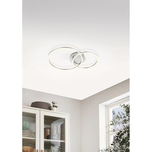 Plafoniera LED EGLO 75607, 12W, 1350lm, lumina variabila, IP20, alb Plafoniera LED EGLO 75607, 12W, 1350lm, lumina variabila, IP20, alb