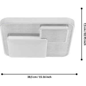 Plafoniera EGLO Lepreso, LED, 19.5W, 2300lm, 3000K, alb Plafoniera EGLO Lepreso, LED, 19.5W, 2300lm, 3000K, alb