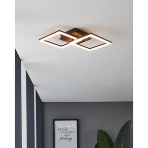 Plafoniera LED EGLO 75753, 2 x 9.8W, 2100lm, lumina calda, IP20, alb Plafoniera LED EGLO 75753, 2 x 9.8W, 2100lm, lumina calda, IP20, alb