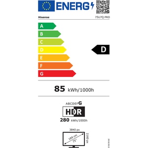 Televizor Mini-LED ULED Smart HISENSE 75U7Q PRO, Ultra HD 4K,189cm Televizor Mini-LED ULED Smart HISENSE 75U7Q PRO, Ultra HD 4K,189cm