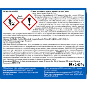 Aparat electric anti-tantari RAID + 10 pastile laminate Aparat electric anti-tantari RAID + 10 pastile laminate
