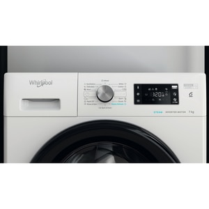 Masina de spalat rufe frontala WHIRLPOOL FFB 7259 BV EE, Steam, 6th Sense, 7 kg, 1200rpm, Clasa B, alb Masina de spalat rufe frontala WHIRLPOOL FFB 7259 BV EE, Steam, 6th Sense, 7 kg, 1200rpm, Clasa B, alb