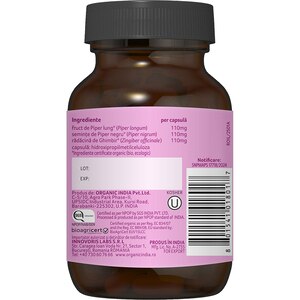 Supliment alimentar Tritaku, 60 capsule, ORGANIC INDIA Supliment alimentar Tritaku, 60 capsule, ORGANIC INDIA