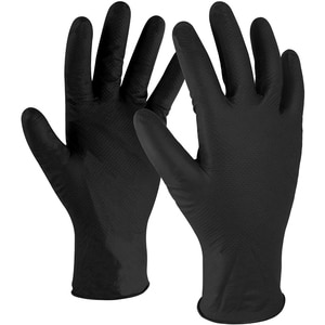 Manusi de protectie KAPRIOL 27768, marimea L, 100 bucati, negru Manusi de protectie KAPRIOL 27768, marimea L, 100 bucati, negru