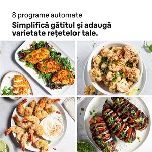 Friteuza cu aer cald BRAUN MultiFry 5 HF5034, 6l, 1.6kg, 2700W, negru-argintiu Friteuza cu aer cald BRAUN MultiFry 5 HF5034, 6l, 1.6kg, 2700W, negru-argintiu