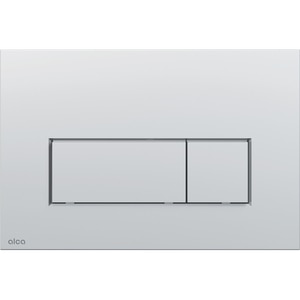 Clapeta actionare WC ALCA Thin 5 M572, dubla actionare, crom mat Clapeta actionare WC ALCA Thin 5 M572, dubla actionare, crom mat