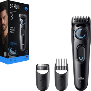 Aparat de tuns barba BRAUN Seria 3 BT3520, acumulator, 50 min autonomie, negru Aparat de tuns barba BRAUN Seria 3 BT3520, acumulator, 50 min autonomie, negru