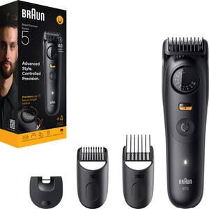 Aparat de tuns barba BRAUN Seria 5 BT5520, acumulator, 120 min autonomie, negru Aparat de tuns barba BRAUN Seria 5 BT5520, acumulator, 120 min autonomie, negru