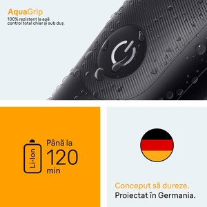Aparat de tuns multifunctional 11 in 1 BRAUN Seria 5 AIO5560, acumulator, 120 min autonomie, argintiu Aparat de tuns multifunctional 11 in 1 BRAUN Seria 5 AIO5560, acumulator, 120 min autonomie, argintiu