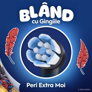 Rezerve periuta de dinti electrica ORAL-B iO Kids Disney Spiderman, 4buc, negru Rezerve periuta de dinti electrica ORAL-B iO Kids Disney Spiderman, 4buc, negru