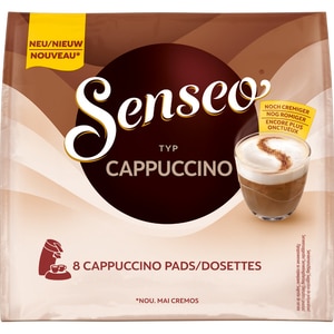 Paduri cafea SENSEO Cappuccino, 8 paduri, 92g Paduri cafea SENSEO Cappuccino, 8 paduri, 92g