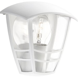 Aplica exterior PHILIPS Creek 8718291443537, 60W, E27, IP44, alb Aplica exterior PHILIPS Creek 8718291443537, 60W, E27, IP44, alb