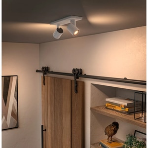 Spot LED smart PHILIPS HUE Runner, 2 x 5W, 700lm, IP20, alb Spot LED smart PHILIPS HUE Runner, 2 x 5W, 700lm, IP20, alb