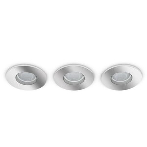 Set 3 spoturi LED smart PHILIPS HUE Adore, 3 x 5W, 350lm, IP44, crom Set 3 spoturi LED smart PHILIPS HUE Adore, 3 x 5W, 350lm, IP44, crom