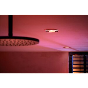 Set 3 spoturi LED smart PHILIPS HUE Xamento, 3 x 5.7W, 1050lm, IP44, crom Set 3 spoturi LED smart PHILIPS HUE Xamento, 3 x 5.7W, 1050lm, IP44, crom