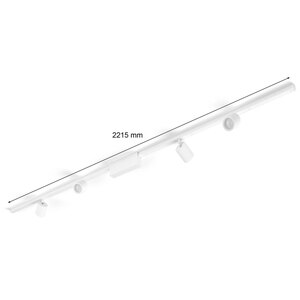 Kit de baza LED smart PHILIPS HUE Perifo, 20.8W, 2040lm, IP20, alb Kit de baza LED smart PHILIPS HUE Perifo, 20.8W, 2040lm, IP20, alb