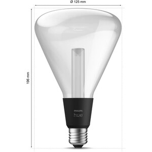 Bec LED Smart PHILIPS HUE LG Triangle, E27, 6.8W, 500lm, lumina rece Bec LED Smart PHILIPS HUE LG Triangle, E27, 6.8W, 500lm, lumina rece
