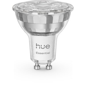 Bec LED PHILIPS HUE Essential, GU10, 5W, 345lm, Wi-Fi, lumina variabila, compatibil Alexa, Google Assistant Bec LED PHILIPS HUE Essential, GU10, 5W, 345lm, Wi-Fi, lumina variabila, compatibil Alexa, Google Assistant
